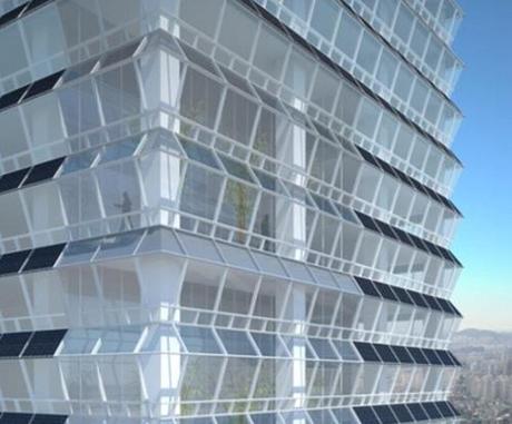 fki-torre-2 paneles de la torre de oficinas de la federación coreana de industrias en Seúl