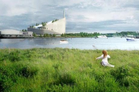 amager-bakke-central energia-2 central eléctrica de transformación de residuos de Amager Kakke (Copenhague Dinamarca)