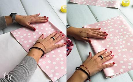 Manualidades con papel: Cómo hacer bolsas dobla papel estampado