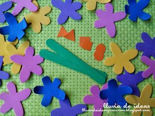 Recursos: Materiales lógico-matemáticos para primavera DIY