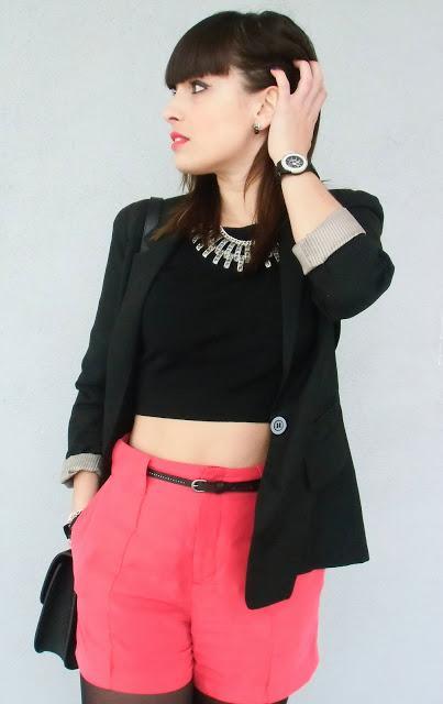 Look Cropped Top Blac