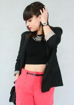 Look Cropped Top Blac