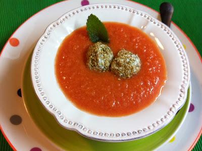 Sopa Fría De Sandía Y Tomate