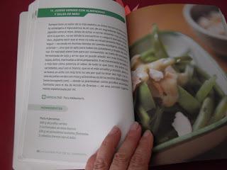 Judías verdes con almendras y salsa de miso