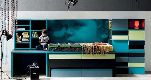 Lagrama - nuevo catálogo Life Box de mueble juvenil feria milan 2013 - creyesnavarro -compacto con cama arrastre y escritorio - 13