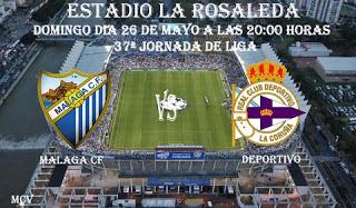 MALAGA CF  vs  RCD de la CORUÑA