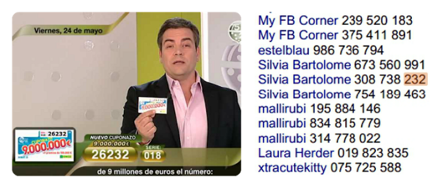 Ganadora sorteo Cristalinas