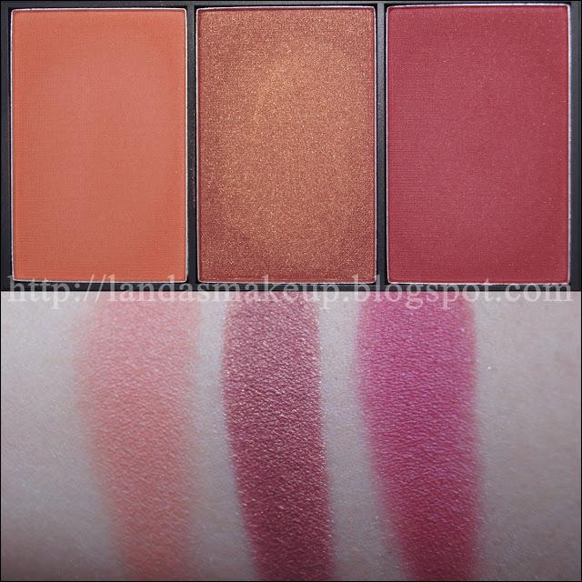 BLUSH BY 3 de SLEEK: Pink Spring, Flame y Sugar