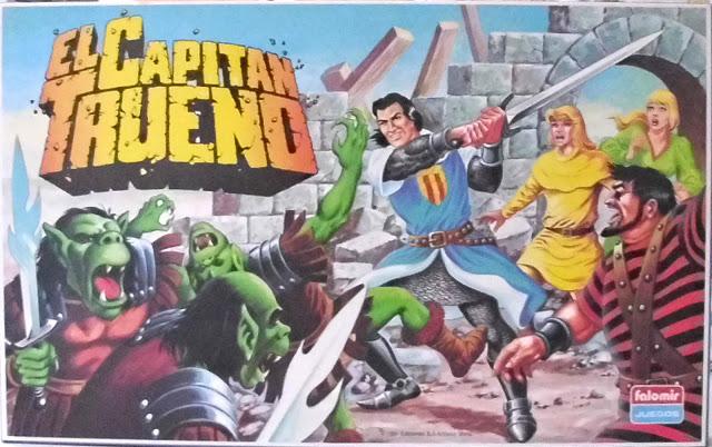 JUEGOS DE MESA MÍTICOS: EL CAPITÁN TRUENO