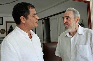 Carta de felicitación enviada por Fidel Castro al presidente Rafael Correa