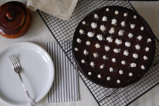 TARTA BIZCOCHO DE REMOLACHA Y CHOCOLATE