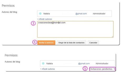 Tutorial para el blog: añadir otro mail como administrador del blog