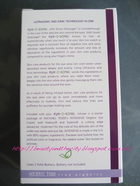 Eye-O-Sonic de Michael Todd True Organics - Review