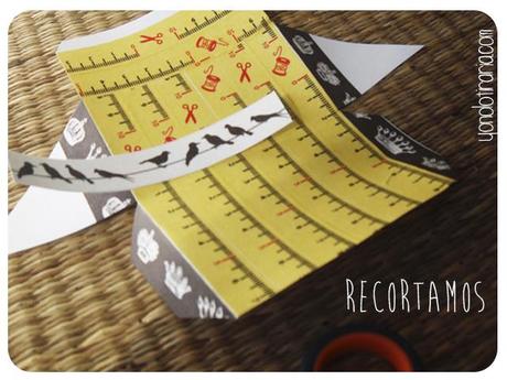 Tarjeteros de papel listos para imprimir