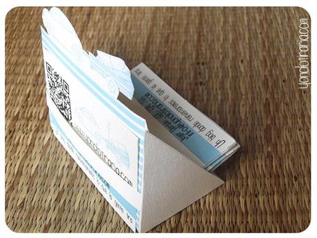 Tarjeteros de papel listos para imprimir