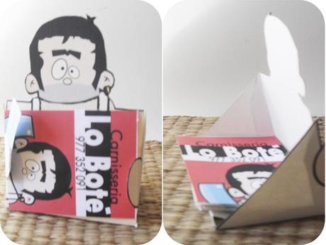 Tarjeteros de papel listos para imprimir