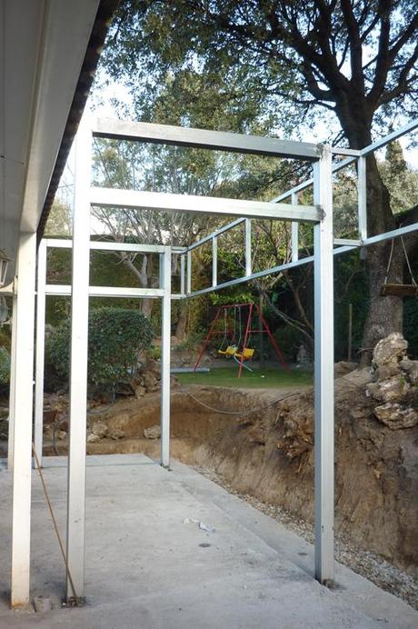 A-cero diseña el porche para una vivienda al norte de Madrid