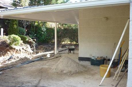 A-cero diseña el porche para una vivienda al norte de Madrid