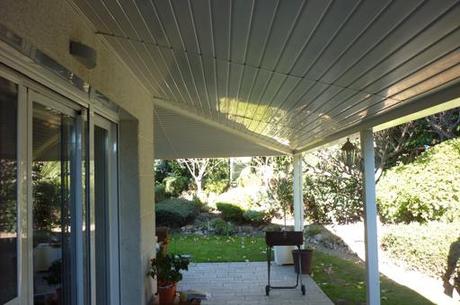 A-cero diseña el porche para una vivienda al norte de Madrid