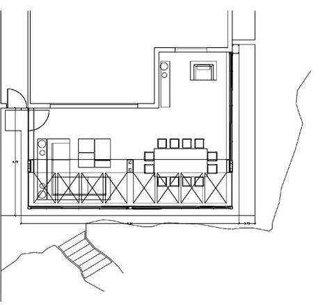 A-cero diseña el porche para una vivienda al norte de Madrid
