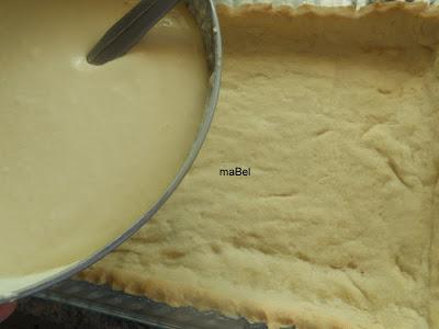 Tarta de ricotta y rosas de manzanas