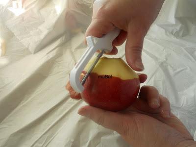 Tarta de ricotta y rosas de manzanas