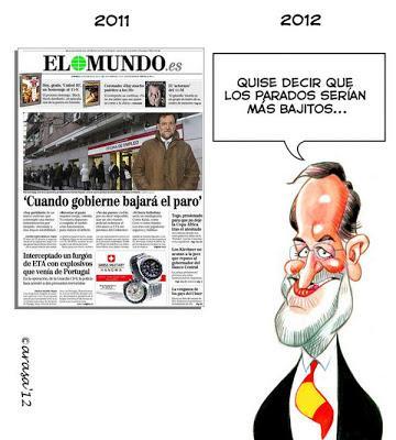 Cuando el paro supera, en España, los seis millones. Cuando el paro supera, en España, los seis millones.