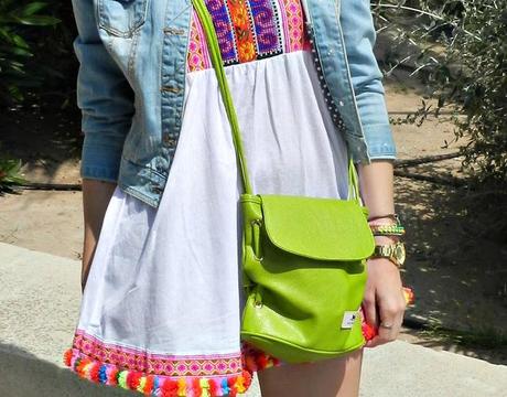 Vestido Flor de Vida  y Bolso Chicnova