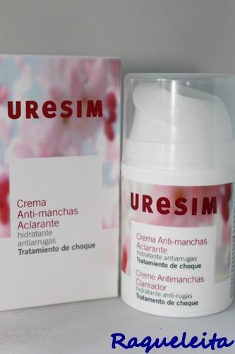 Crema anti-manchas de Uresim. Tratamiento de Choque