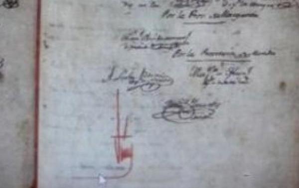 Firma de Chávez en el Acta de Independencia, INSÓLITO