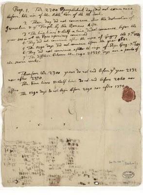 Isaac Newton y el fin de los tiempos