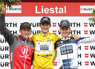 Andy Schleck, el ganador de la Vuelta a Suiza