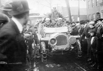 El Raid Nueva York-París de 1908, sus vencedores y un ilustrador americano.