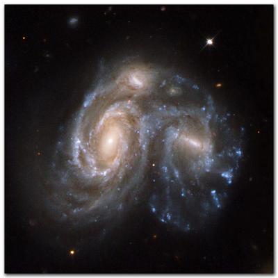 ¿Qué pasa cuando chocan las galaxias?