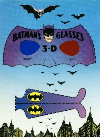 Batman 3D. El cómic con sus farragosas gafitas.