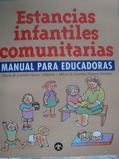 Estancias infantiles comunitarias, Manual para educadoras