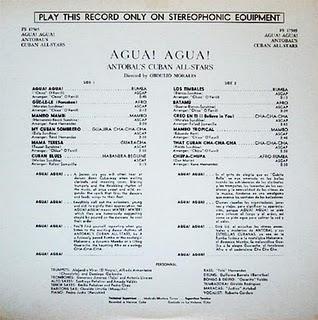 Antobal’s Cuban All-Stars – Agua! Agua!