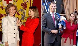 Dña. Letizia, una Princesa de rojo. Descubre todas las ocasiones en las que  ha elegido este color
