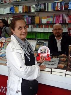 Con los amigos en la feria del Libro