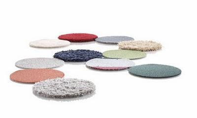 Recircle: alfombra de circulos unidos con velcro