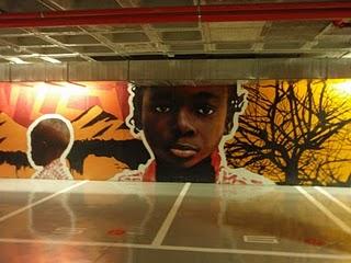 Graffiti en el parking