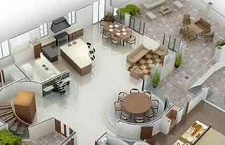 Planos 3D realistas de Casa en Houston, Texas