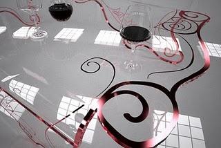 Preciosa Mesa para Cafe por Pierre Lescop