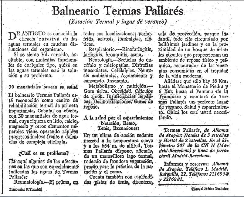 Balneario-Termas-Pallarés-Estación termal y lugar de verano