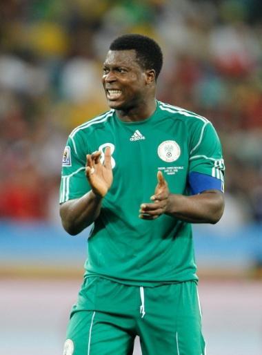 DURBAN, June 23, 2010 Nigeria's Yakubu Ayegbeni reacts during the 2010 World Cup Group B soccer match against South Korea at Moses Mabhida stadium in Durban, South Africa, on June 22, 2010.