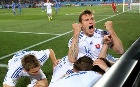 El loco festejo de la cenicienta del Mundial