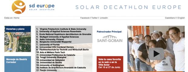 Streaming del encuentro organizado por el COAM en el Solar Decathlon Europe Spain, Madrid