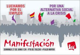 Gran fin de semana en Madrid, contra la crisis y por la refundación de la Izquierda