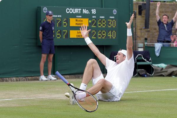 Finalmente, Isner se quedó con el partido histórico