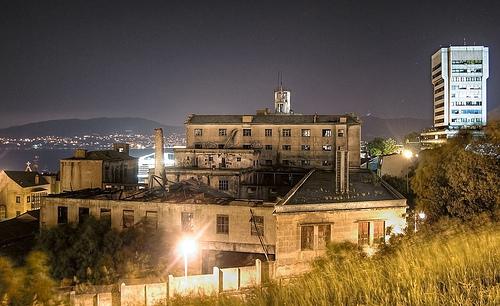 Vista Nocturna antigua Panificadora de Vigo - Foto: Alberto Pérez Barahona